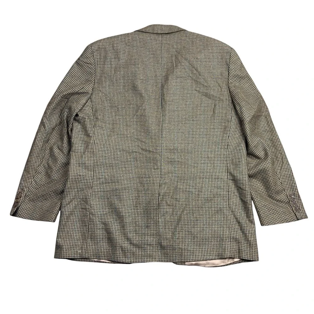 Ralph Lauren Men's Brown Houndstooth Sport Coat Blazer